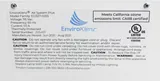 EnviroKlenz ED327-0255 UV-C Mobile Air Purifier HEPA Filter 1000 sq ft Coverage