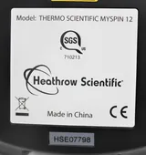 Thermo Scientific mySpin 12 Mini Centrifuge - 12,500 RPM, Ergonomic Design