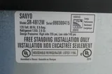 Sanyo SR-4912M Compact Refrigerator 4.4 cu. ft. Lab/Office Mini Fridge