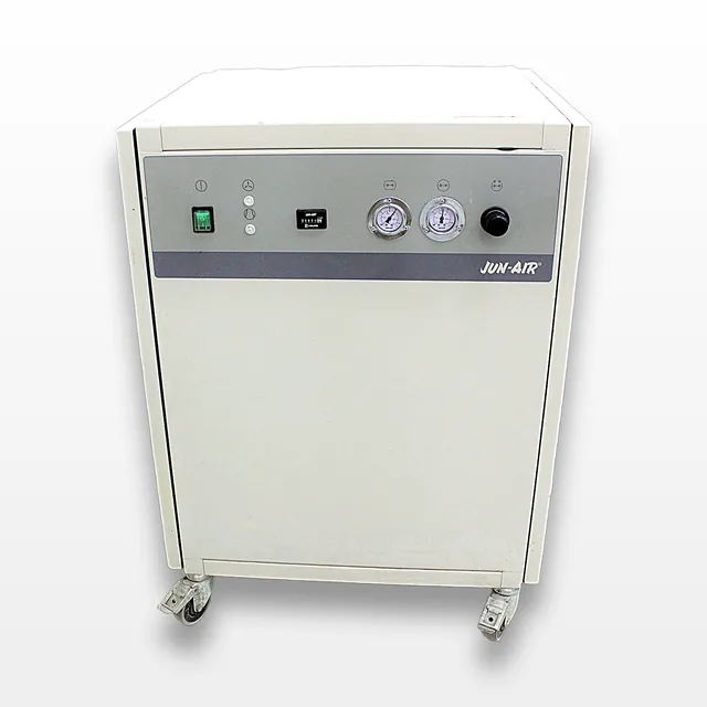 Jun-Air 2000 Oil-Free Air Compressor Cabinet Unit 120 psi 6.6 gal 220V