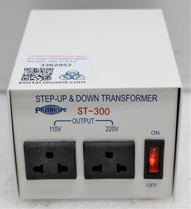 Philmore Step-Up & Down Transformer ST-300 Heavy Duty Voltage Converter