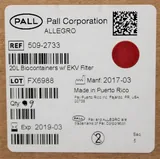 Pall Allegro 20L BioContainer w/ EKV Filter for API Processing