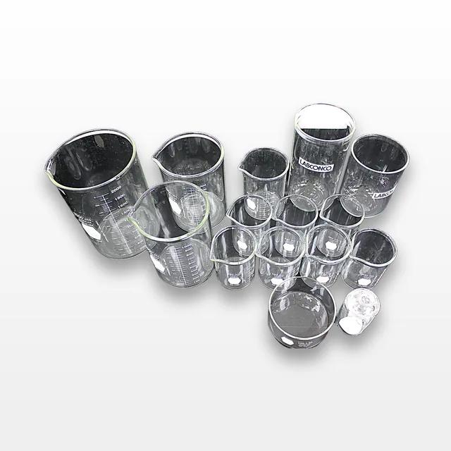 Chemglass Glass Cylinders Box, LABCONCO Misc. Box with Glassware