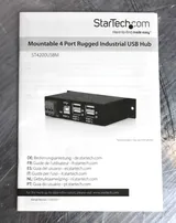 StarTech 4 Port USB Hub ST4200USBM for Data Management and Connectivity