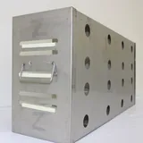 N/A Stainless Steel Freezer Rack for ULT, Holds 16 Boxes, Used
