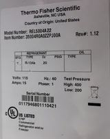 Thermo REL5004A22 Lab Refrigerator 1447L Glass Doors