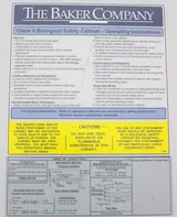The Baker Company SG 603A-HE Class II Biosafety Cabinet, HEPA Filtration