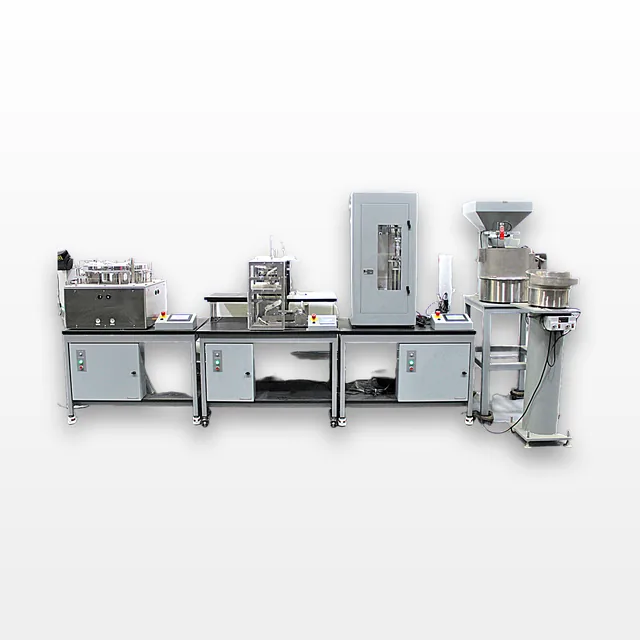 Landry Engineering Filling Station with TechnaVibes Feeders for Syringes
