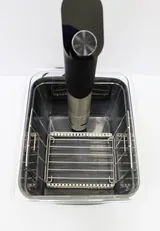 N/A 0535 Sous Vide Container 12 Qt w/ Lid, Rack & Sleeve, Used