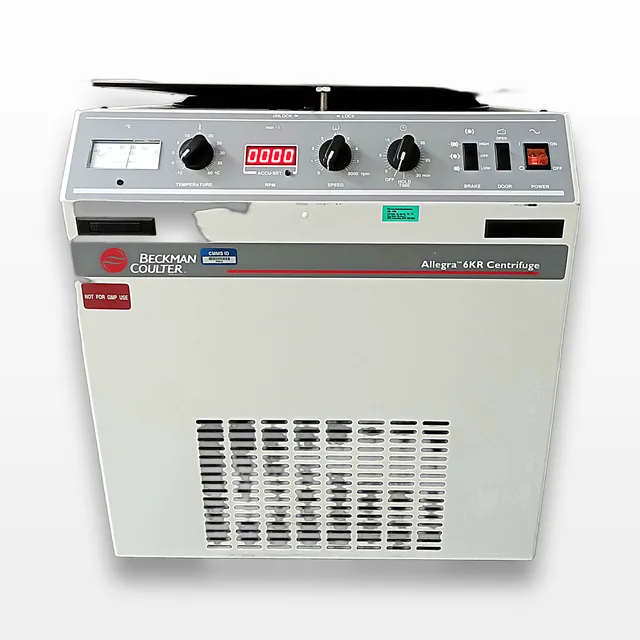 Beckman Coulter Allegra 6KR Lab Centrifuge with Refrigeration 8,000 RPM