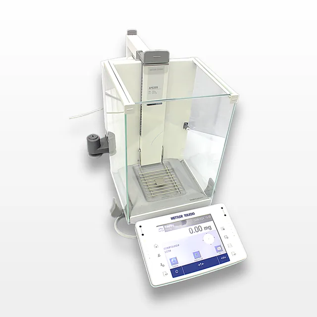 Mettler Toledo XPE205 Analytical Balance with RS-232 and Static Detector