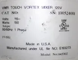 VWR 945302 Touch Vortex Mixer 2500 RPM Fixed Speed Laboratory Equipment