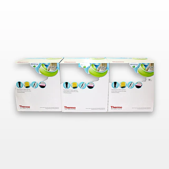 Thermo Scientific Clip Tip 1250 Sterile Pipet Tips Low Retention Box of 3
