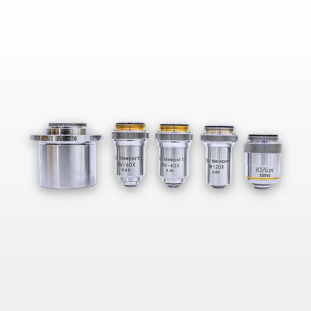 Newport Objective Lenses Set, 20X/40X/60X, Precision Optical Components
