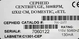 Cepheid 700-2377 Mini Centrifuge - 3100 RPM, Portable, Easy-to-Use