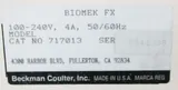 Beckman Coulter Biomek FX Liquid Handler Automated 96 Head & Span-8