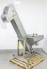Shibuya Hoppmann EP04/06 Prefeeder Stainless Steel Elevating Conveyor