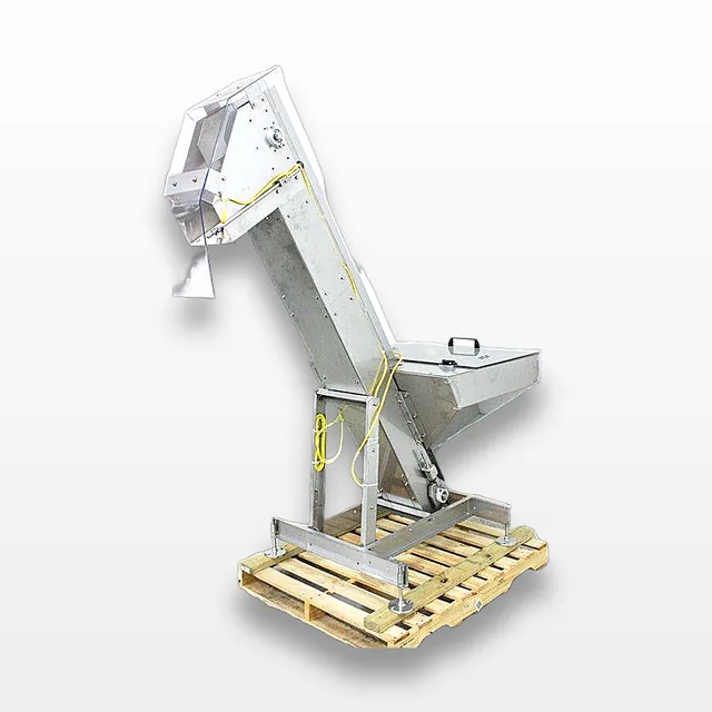 Shibuya Hoppmann EP04/06 Prefeeder Stainless Steel Elevating Conveyor
