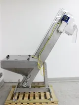 Shibuya Hoppmann EP04/06 Prefeeder Stainless Steel Elevating Conveyor