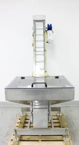 Shibuya Hoppmann EP04/06 Prefeeder Stainless Steel Elevating Conveyor