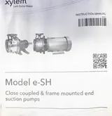 Goulds Water Technology e-SH 316 Stainless Steel End Suction Centrifugal Pump