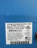 Scientific Industries SI-0236 Vortex Genie2 Mixer 600-3200 RPM Variable Speed