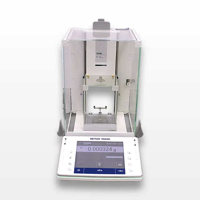 Mettler Toledo XPE56 Micro Balance 52g x 0.001mg, Touchscreen, Calibration