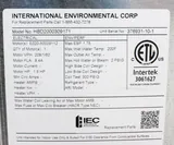 IEC HBD2000309171 Fan Coil Belt Drive 600-4000 CFM Blower Unit