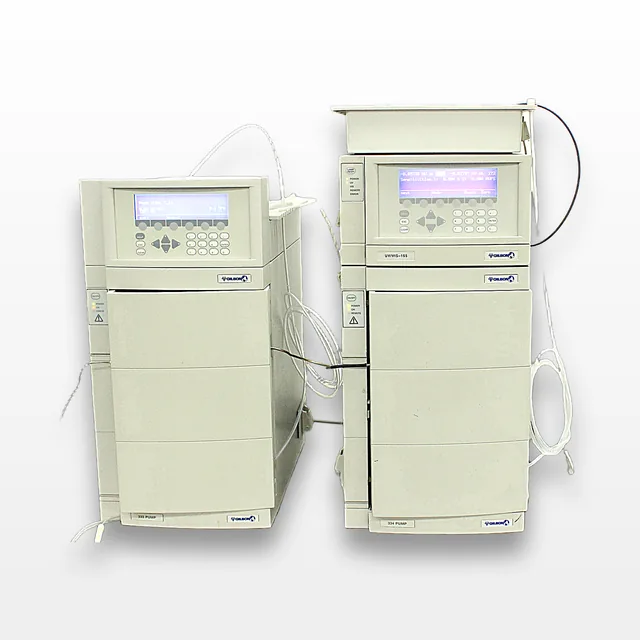 Gilson 333/334 HPLC Pumps with UV/VIS-155 Detector, 400 mL/min Flow Rate