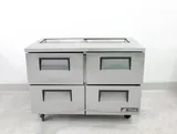 True TSSU-48-12D-4 Refrigerated Prep Table with 4 Drawers, 120V 60Hz