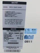 Sanyo MCO-19AIC UV CO2 Incubator 170L Temp Control