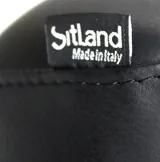 SitLand Stabilimento di Nanto VI Office Chair Set of 8 Black Eco-Leather