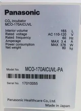 Panasonic MCO-170AICUVL-PA CO2 Laboratory Incubator 5.8 cu.ft. Capacity