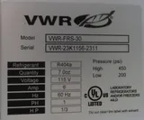 VWR Scientific VWR-FRS-30 Refrigerator - 360 lb Cold Storage
