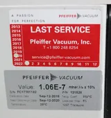 Pfeiffer ASM 340 Wet Helium Leak Detector High Sensitivity Multi-Purpose