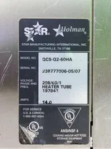 STAR Manufacturing Holman QCS-Q2-60HA Conveyor Toaster with Heater Tube