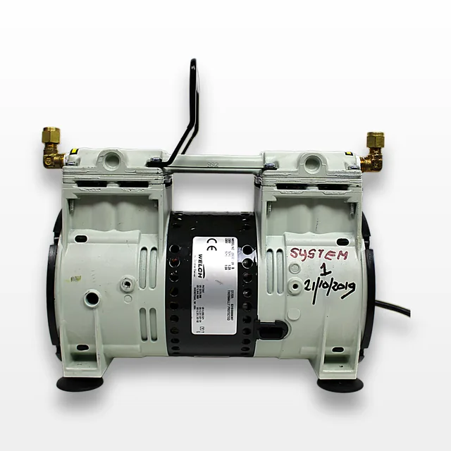Welch 2563C-24 B Vacuum Pump, 230V, 65 lpm, Dry Oil-Free WOB-L® Piston