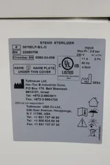 Tuttnauer 3870ELP-B/L-D Steam Sterilizer 85L Capacity