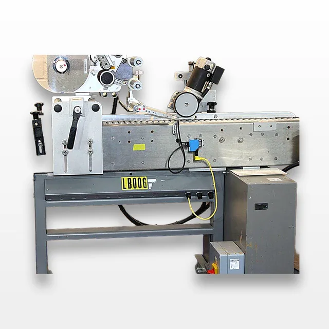 Harland Sirius Pressure-Sensitive Labeling Machine with Conveyor System