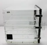 Thermo Scientific Nalgene 5317-0120 Desiccator Cabinet Acrylic 3 Shelves Airtight