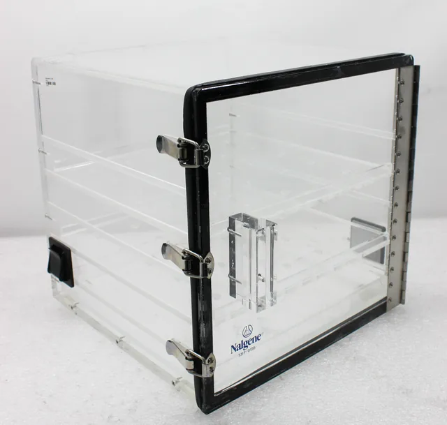 Thermo Scientific Nalgene 5317-0120 Desiccator Cabinet Acrylic 3 Shelves Airtight