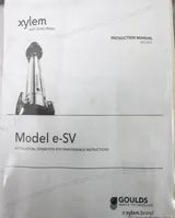 Goulds Water Technology e-SV Multistage Pump ESV 2.5X2.5X5.3-2P-BP 175 GPM