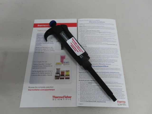 Thermo Scientific Finnpipette F2 Fixed 1000uL Pipette VG Condition