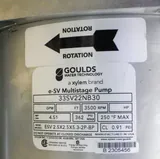 Goulds Water Technology e-SV Multistage Pump ESV 2.5X2.5X5.3-2P-BP 175 GPM