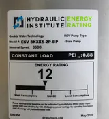 Goulds Water Technology e-SV Multistage Pump 46SV20ND30 Viton Seal 240 GPM
