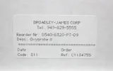 Broadley-James Corp D540-B320-PT-D9 OxyProbe II Dissolved Oxygen Sensor TK