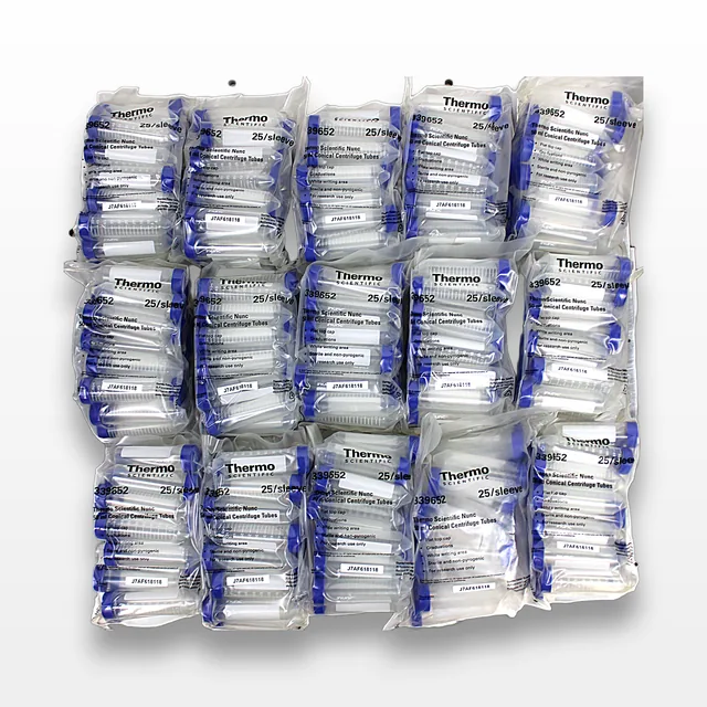 Thermo Nunc 50mL Conical Centrifuge Tubes Sterile Polypropylene