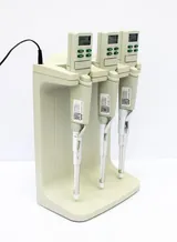 Rainin E3 Rapid Charge Stand & EDP3-Plus Digital Pipettes Set, Very Good