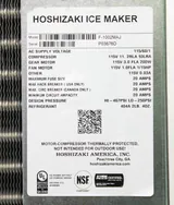Hoshizaki Ice Maker F-1002MAJ Commercial Air-Cooled, 980lb Flake Production