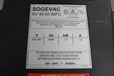 Leybold Sogevac SV65BIFC Vacuum Pump with Low Noise and Compact Design
